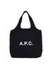 A.P.C. Ninon Tote Bag - Black - Thumbnail 1