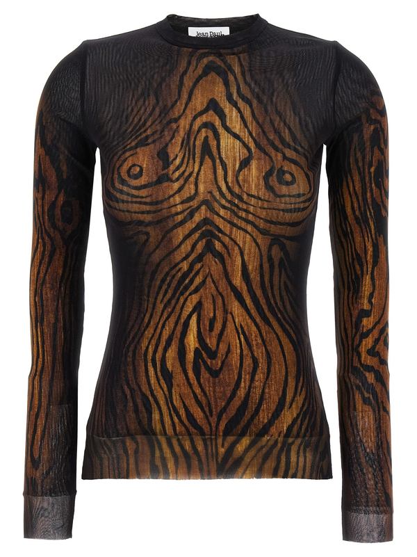 Jean Paul Gaultier Wood Top - Multicolor