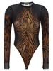 Jean Paul Gaultier The Wood Bodysuit - Multicolor - Thumbnail 1