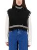 Marni Short Cotton Vest - Black - Thumbnail 1