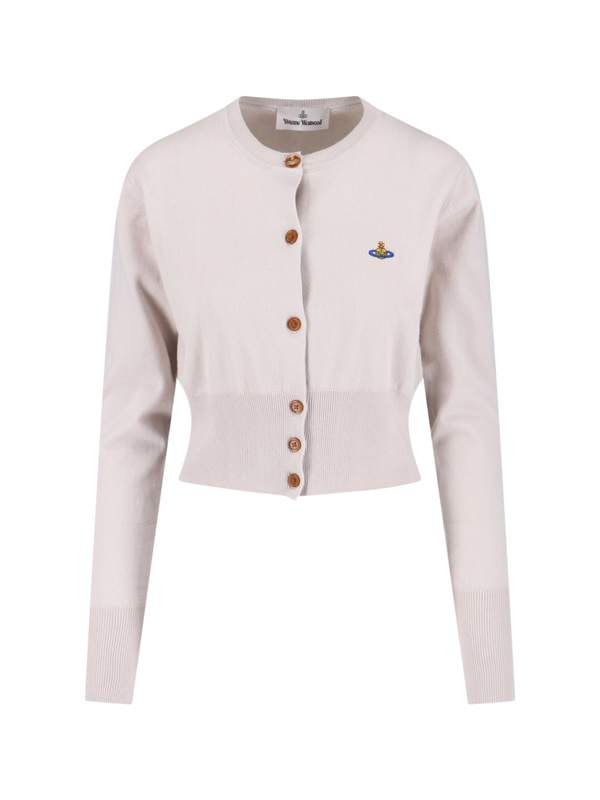 Vivienne Westwood Bea Cropped Cardigan - Cream