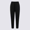 MM6 Maison Margiela Black Pants - Black - Thumbnail 1