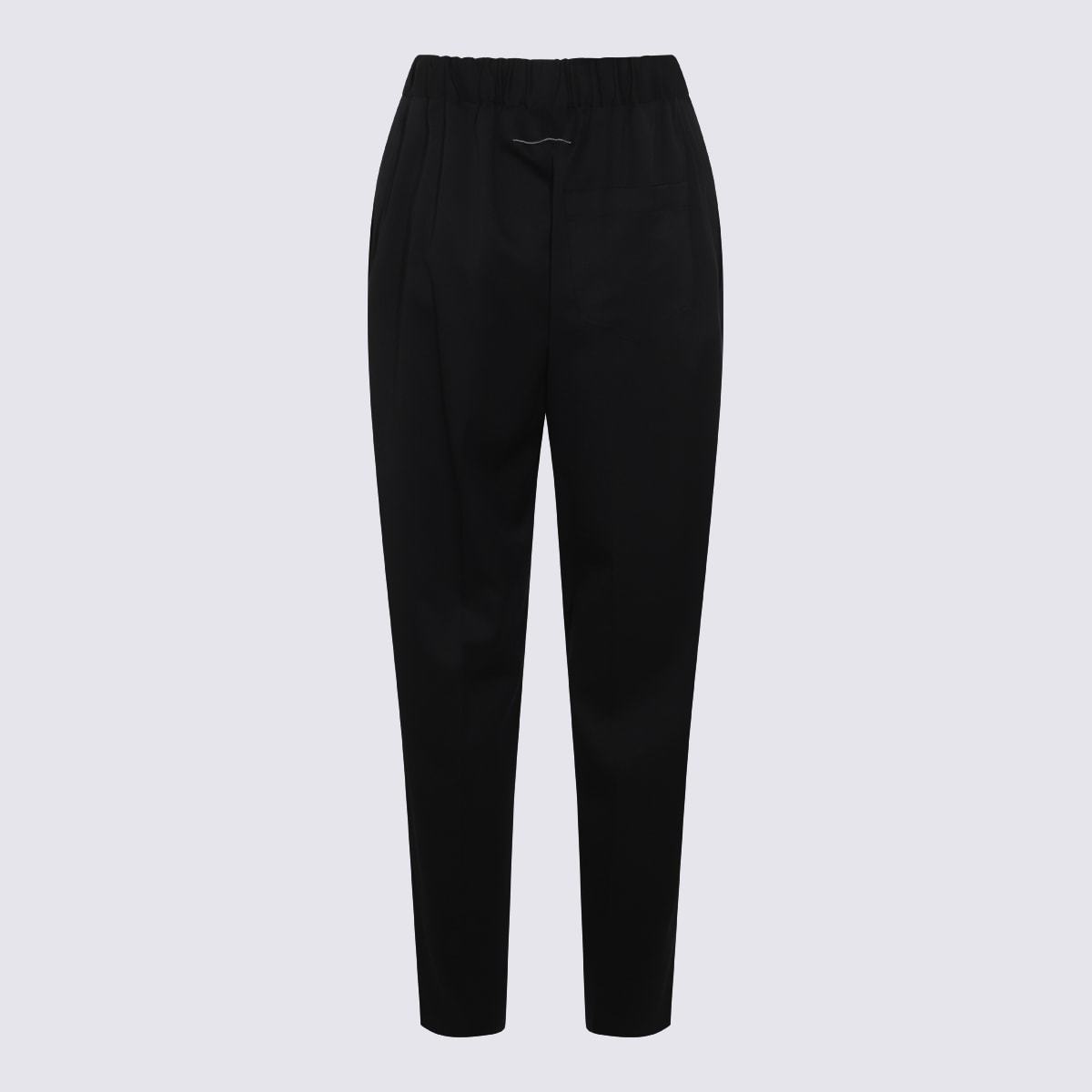 MM6 Maison Margiela Black Pants - Black - Image 2 of 4