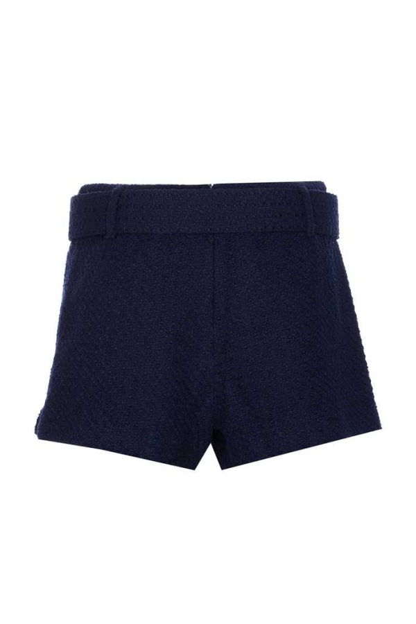 Self-Portrait Boucle Skort - Blue