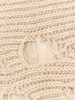 MM6 Maison Margiela Wool Blend Scarf With Distressed Effect - Beige - Thumbnail 3