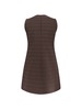 MM6 Maison Margiela Wool Blend Short Dress - Brown/Black - Thumbnail 2