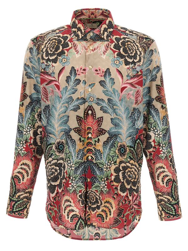 Etro Flower And Foliage Shirt - Multicolor