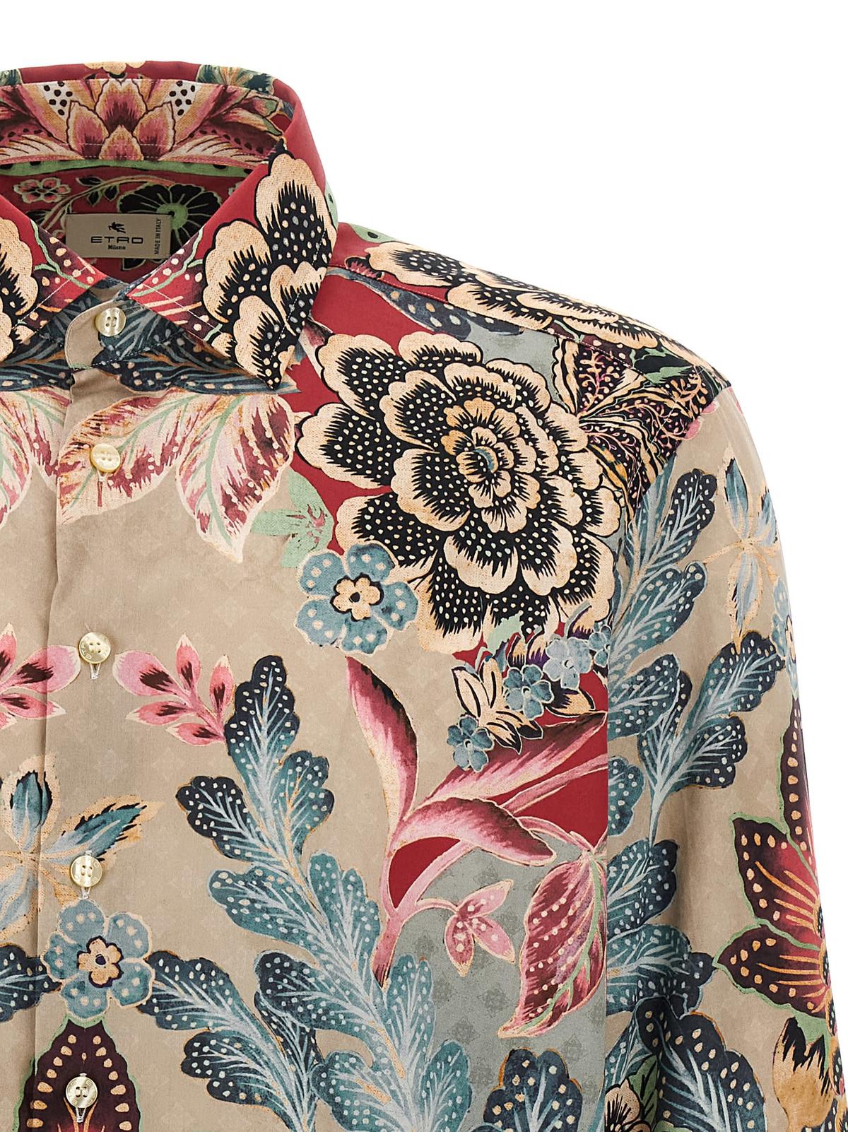 Etro Flower And Foliage Shirt - Multicolor - Image 3 of 4