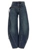 Jean Paul Gaultier The Blue Denim Strap Jeans - Light Blue - Thumbnail 1