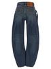 Jean Paul Gaultier The Blue Denim Strap Jeans - Light Blue - Thumbnail 2