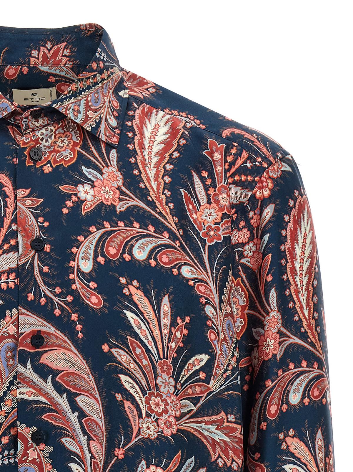 Etro Paisley Ramage Silk Shirt - Multicolor - Image 3 of 4