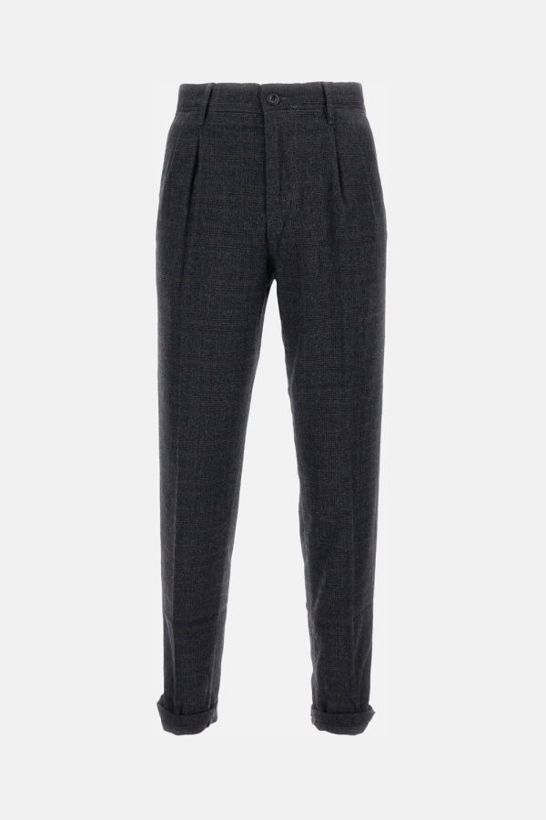Incotex Tailored Wool Blend Trousers - Gray