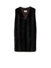 MM6 Maison Margiela Faux Shearling Short Dress - Brown - Thumbnail 1