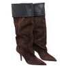 Paris Texas Reverse Ines Pump Booties - Brown - Thumbnail 2