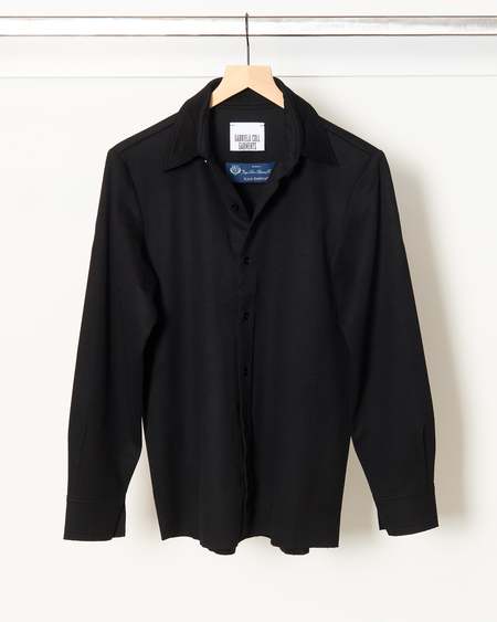 Gabriela Coll Garments Loro Piana Fine Wool No.118 Shirt - Black