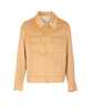Ami Alexandre Mattiussi Trucker Jacket - Beige - Thumbnail 1
