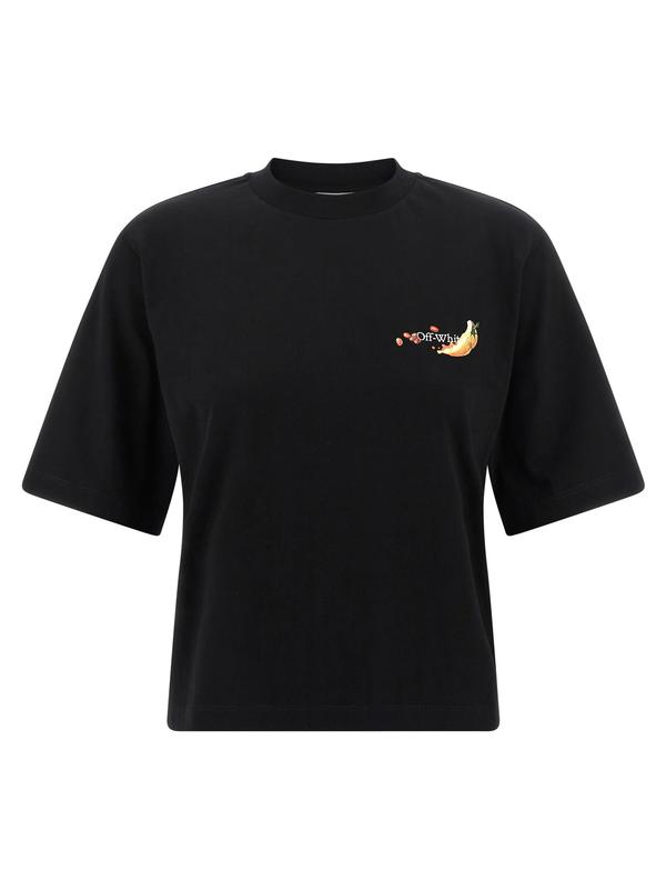 Off-White emb Fruits Arrow T-shirt - Black