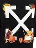 Off-White emb Fruits Arrow T-shirt - Black - Thumbnail 4