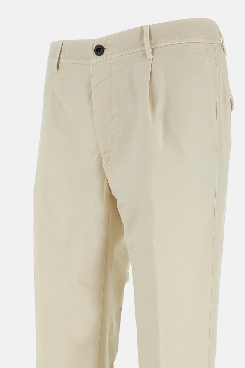 Incotex Slim Fit Trousers - Cream