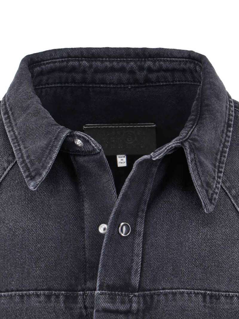 MM6 Maison Margiela Denim Shirt - Black