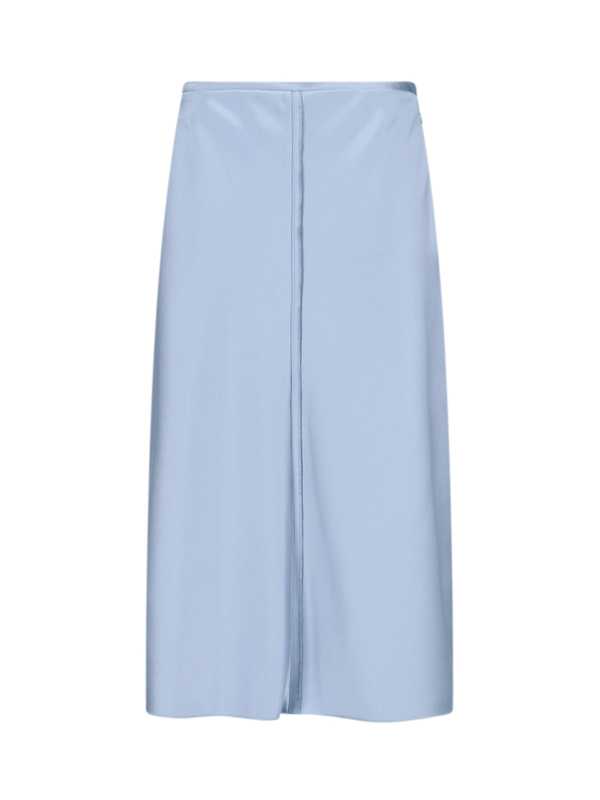 Ami Alexandre Mattiussi Midi Skirt - Light Blue
