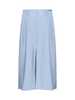 Ami Alexandre Mattiussi Midi Skirt - Light Blue - Thumbnail 2