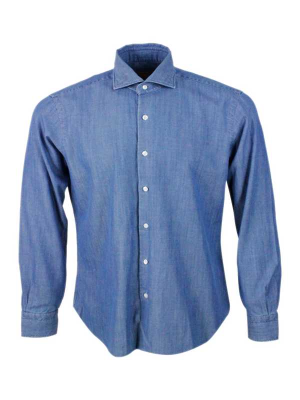 Barba Napoli Shirt - Denim