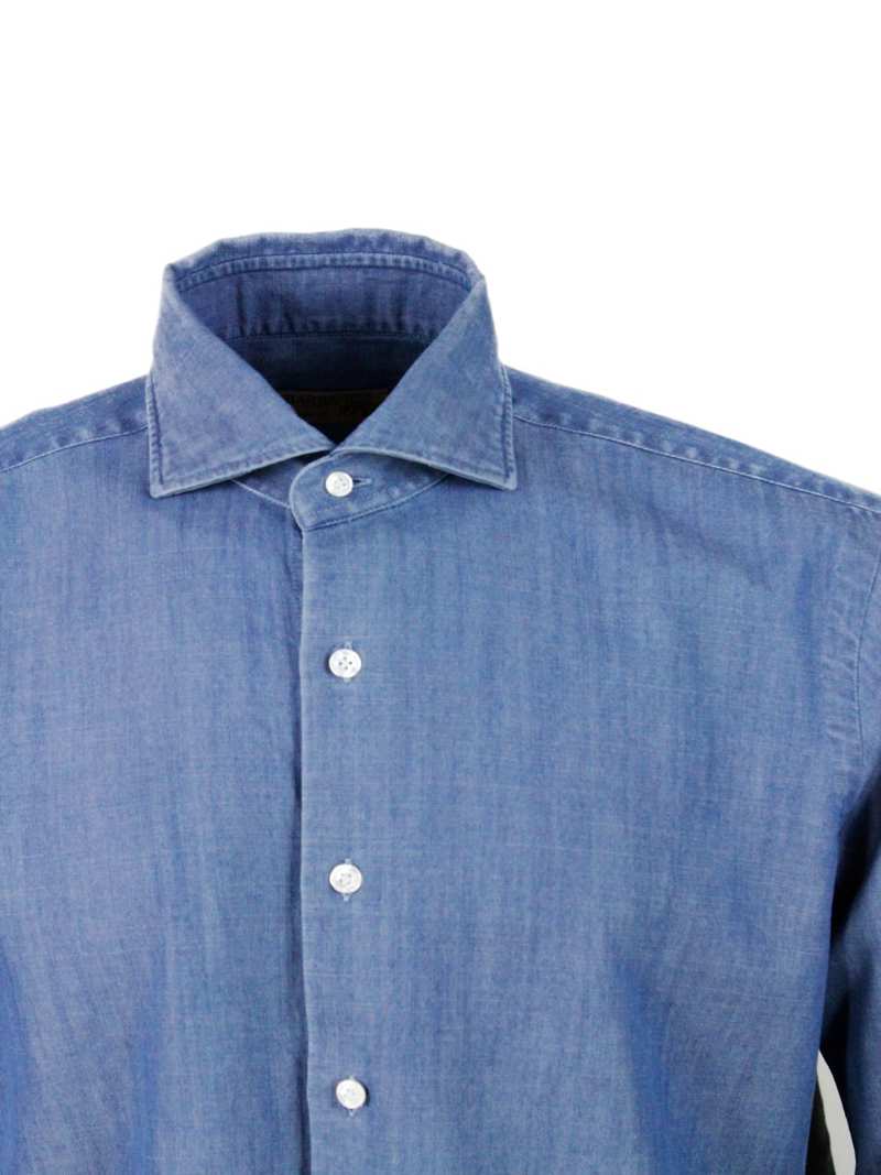 Barba Napoli Shirt - Denim