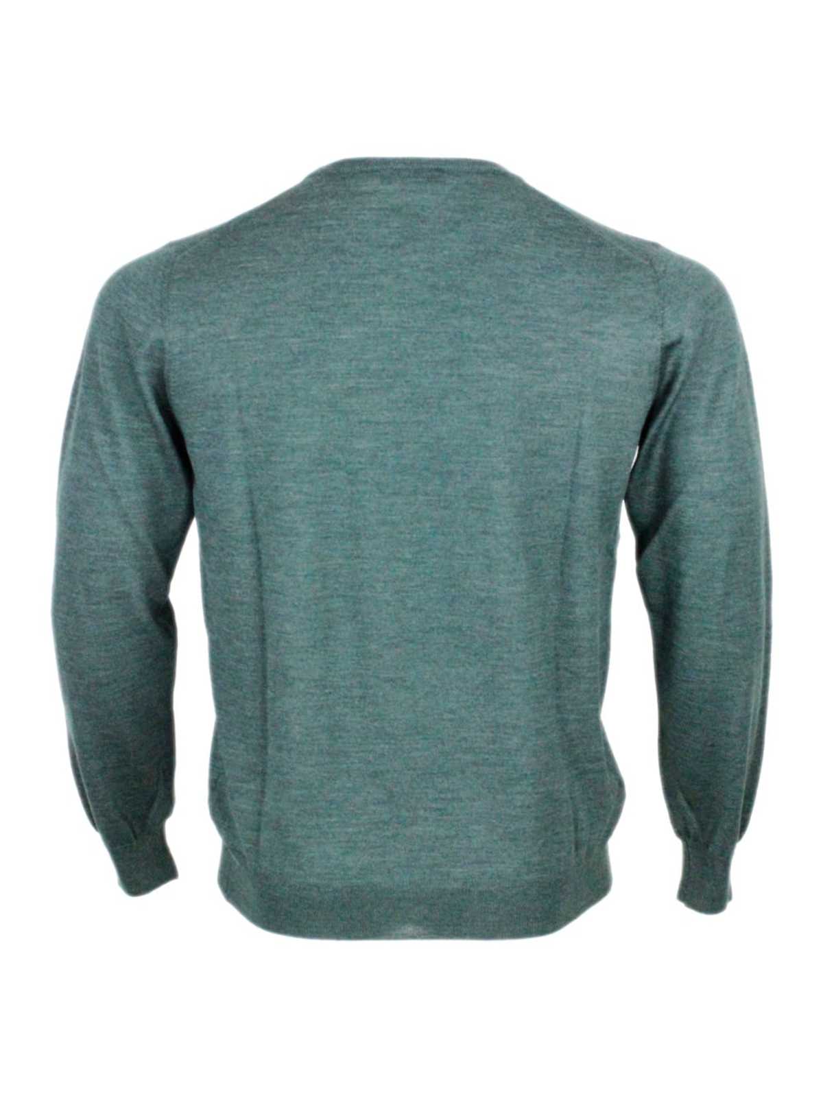 Barba Napoli Sweater - Green - Image 3 of 4