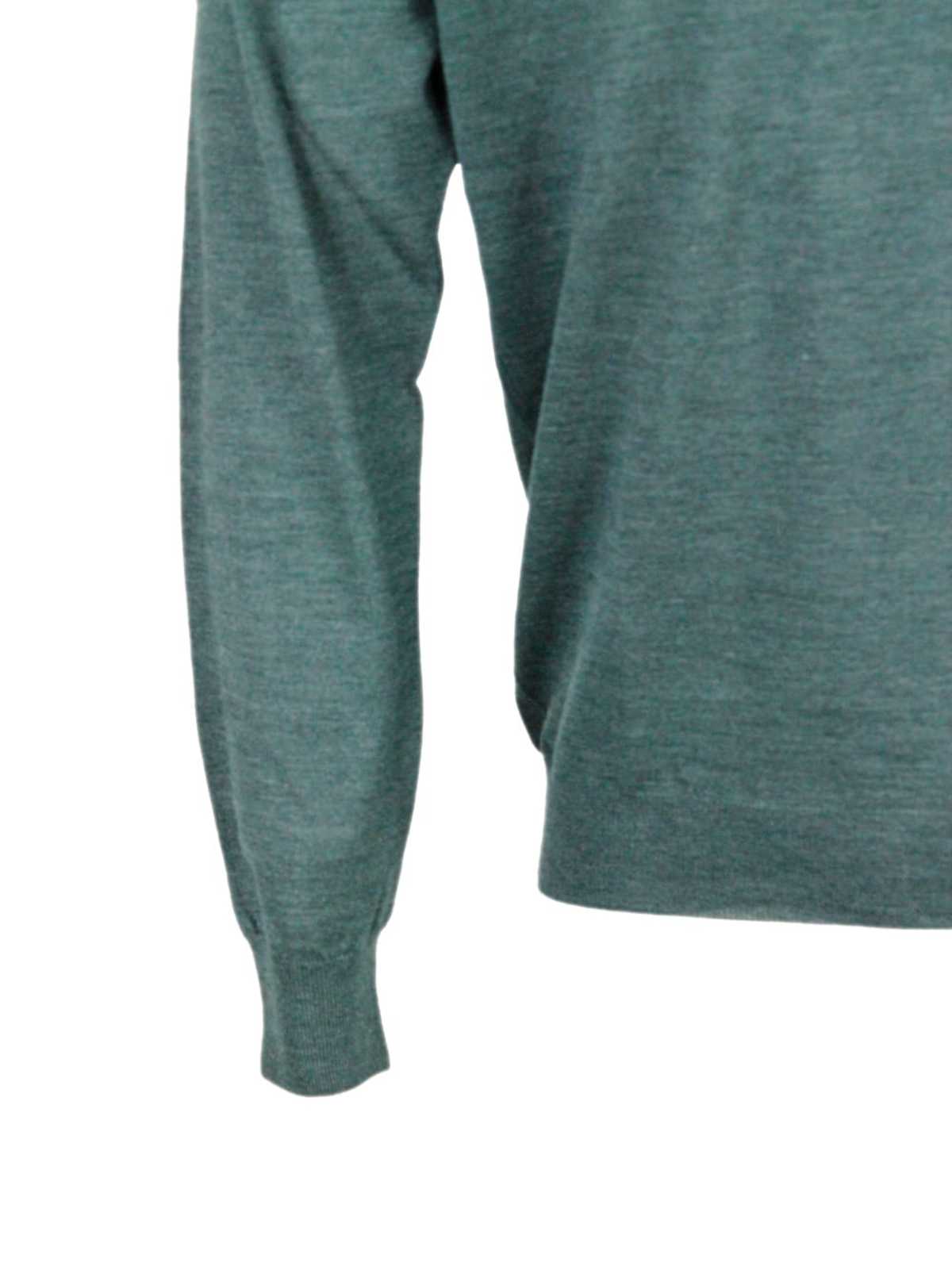 Barba Napoli Sweater - Green - Image 4 of 4