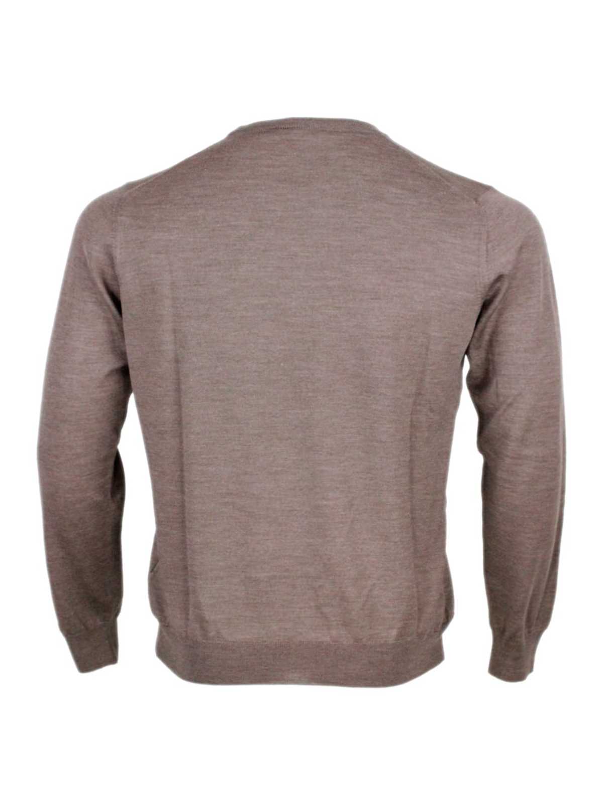 Barba Napoli Sweater - Brown - Image 3 of 4