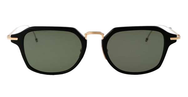 Thom Browne Rectangular Sunglasses - Black / Gold