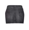 Jean Paul Gaultier Mini Denim Front Zipped Skirt - Gray - Thumbnail 2