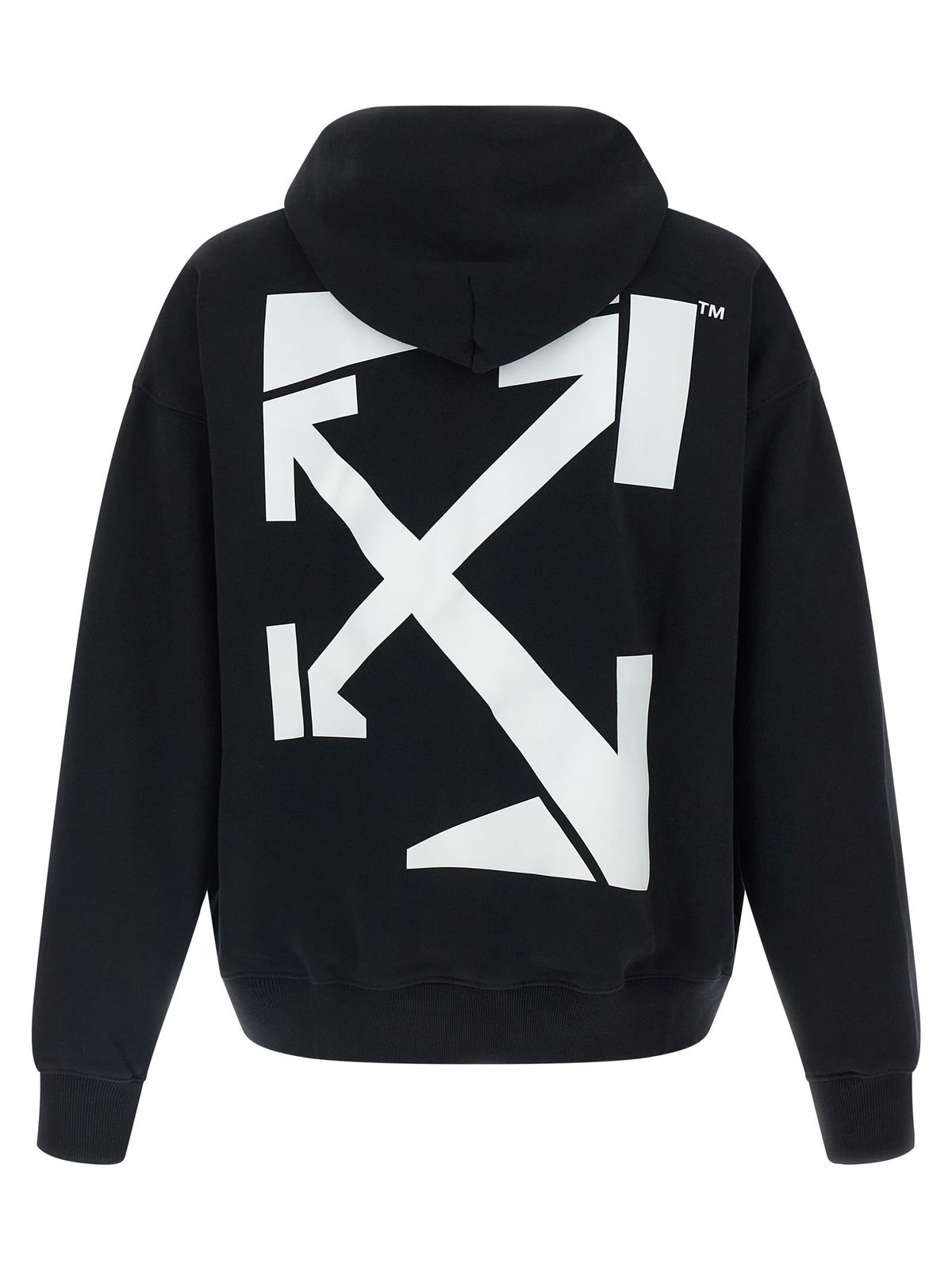 Off-White Run Arrow Skate Hoodie - White/Black - Image 2 of 4