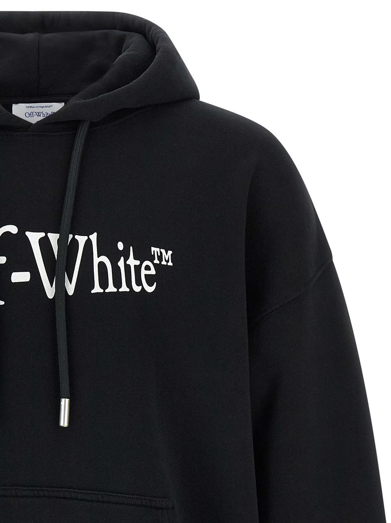 Off-White Run Arrow Skate Hoodie - White/Black