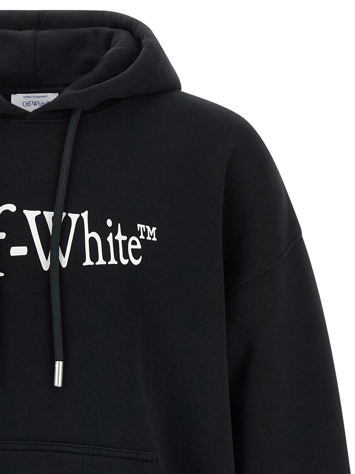 Off-White Run Arrow Skate Hoodie - White/Black - Image 3 of 4