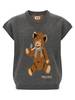 Magliano Teddy Bear Vest - Gray - Thumbnail 1