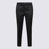 Incotex Black Cotton Pants - Thumbnail 1