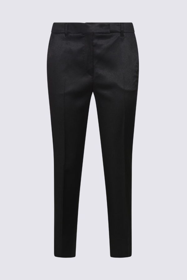Incotex Black Cotton Pants