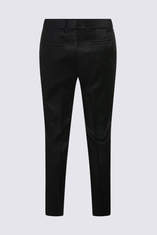 Incotex Black Cotton Pants