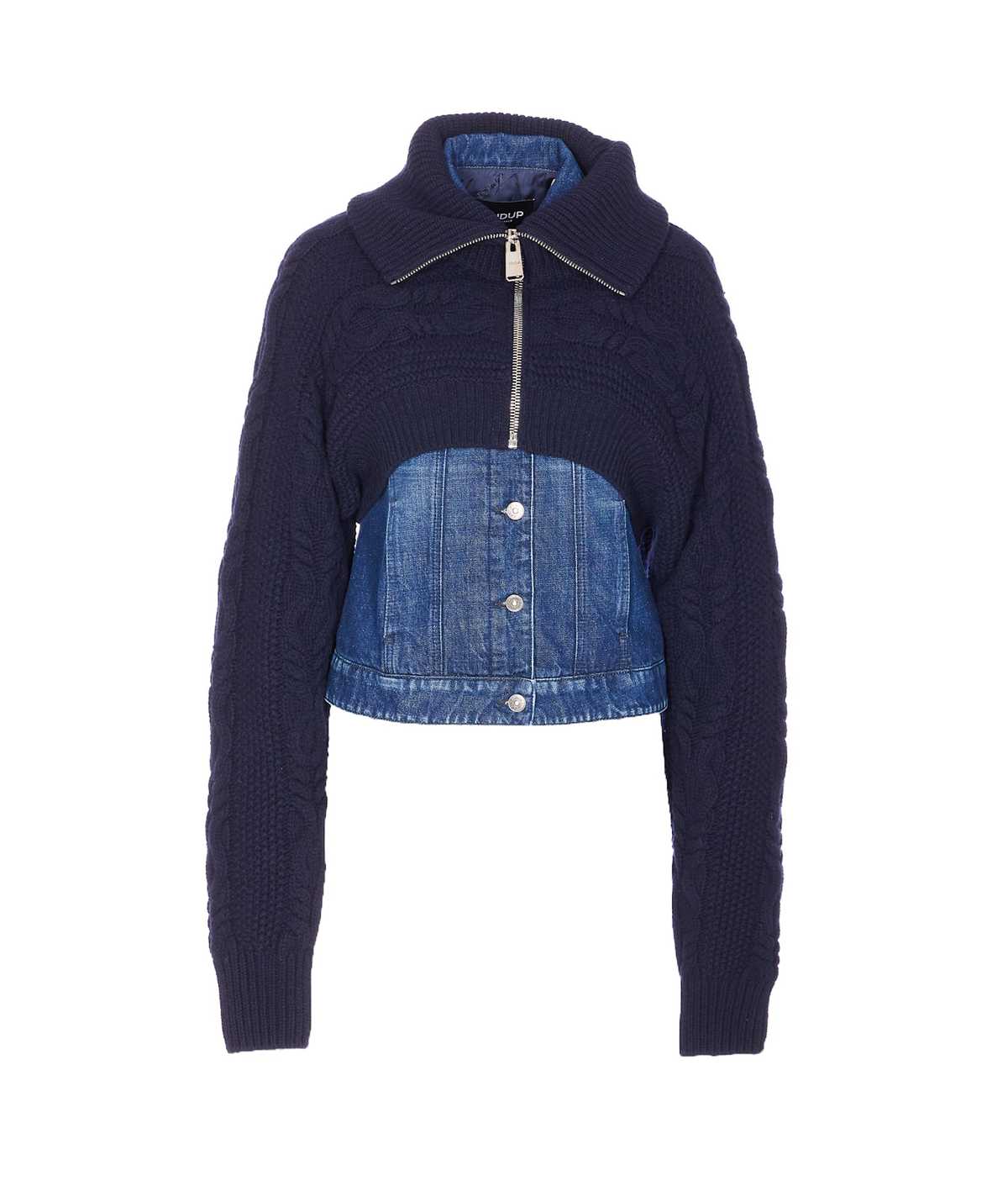 Dondup Denim Slim Jacket - Blue - Image 1 of 4