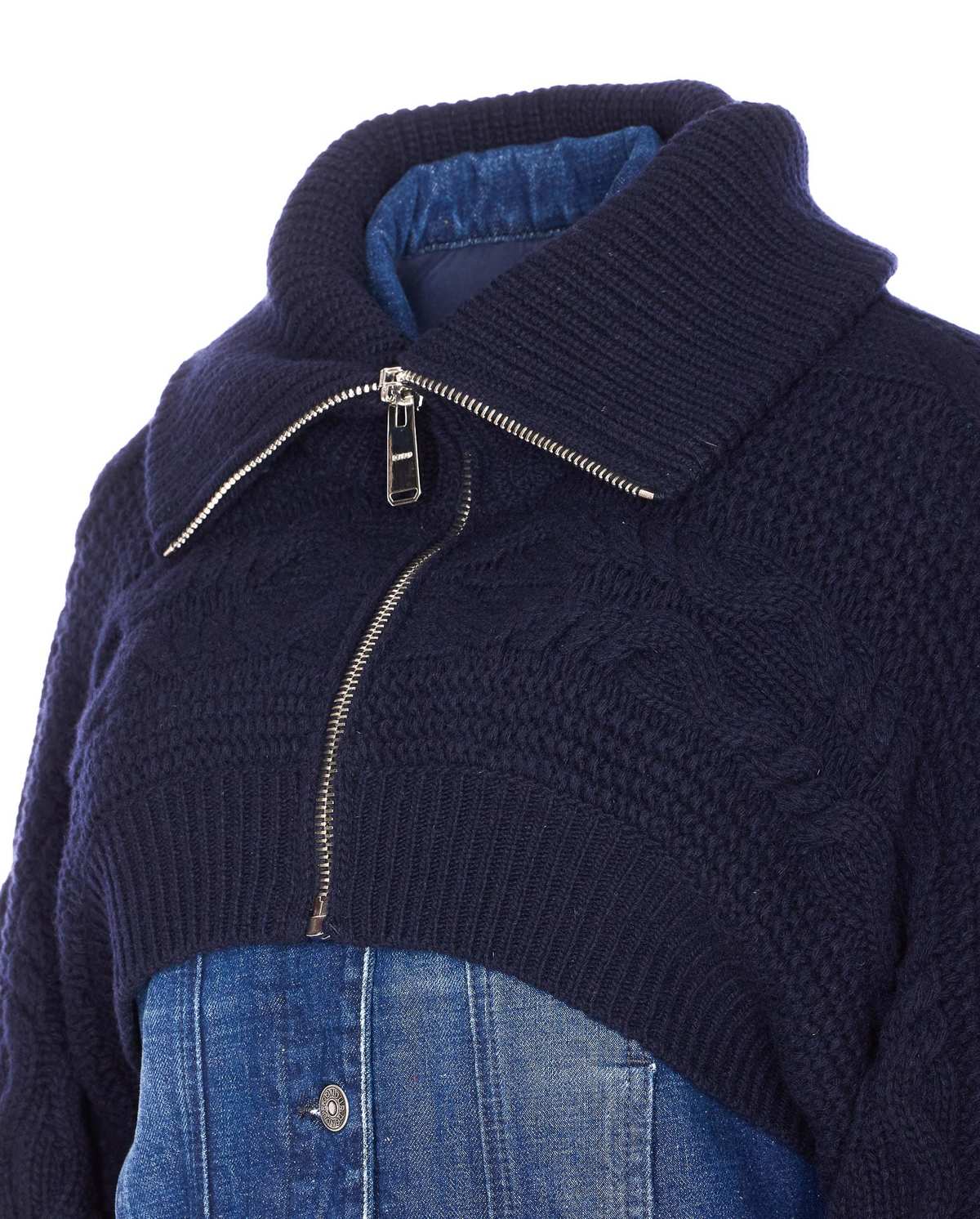 Dondup Denim Slim Jacket - Blue - Image 3 of 4