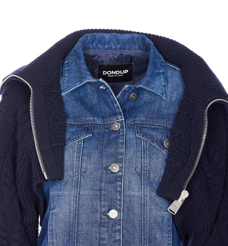 Dondup Denim Slim Jacket - Blue