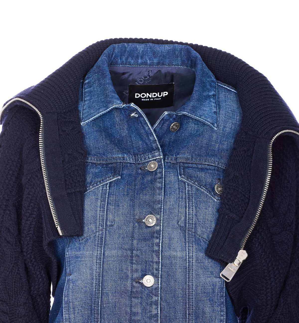 Dondup Denim Slim Jacket - Blue - Image 4 of 4