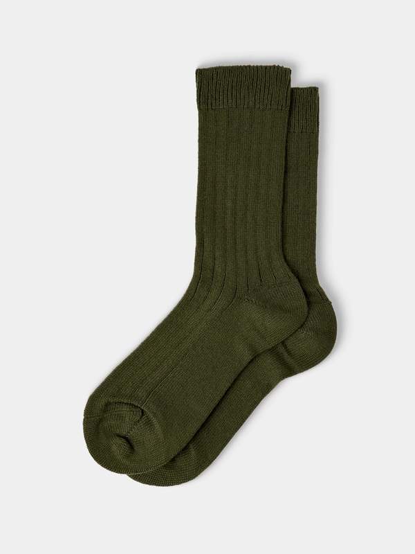 Maria La Rosa Ribbed Cashmere Socks