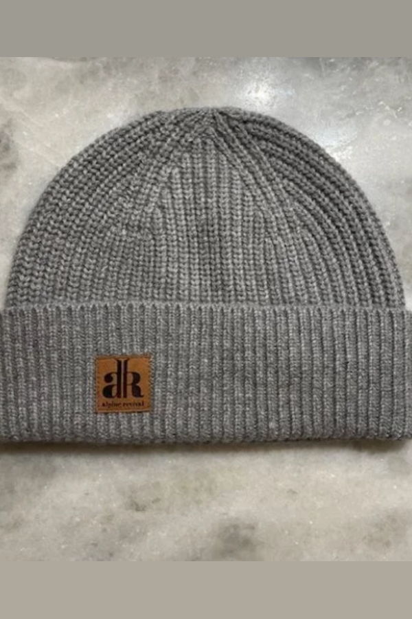 Alpine Revival Luxe Cashmere Beanie - Graybird