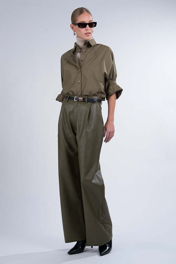 Parentezi Beck Poplin Shirt - Olive