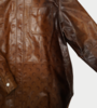 MARINE SERRE Moon Airbrushed Leather Overshirt - Thumbnail 9