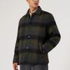 Universal Works Berlin Wool Check Wayfarer Jacket - Brown - Thumbnail 1