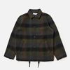 Universal Works Berlin Wool Check Wayfarer Jacket - Brown - Thumbnail 4